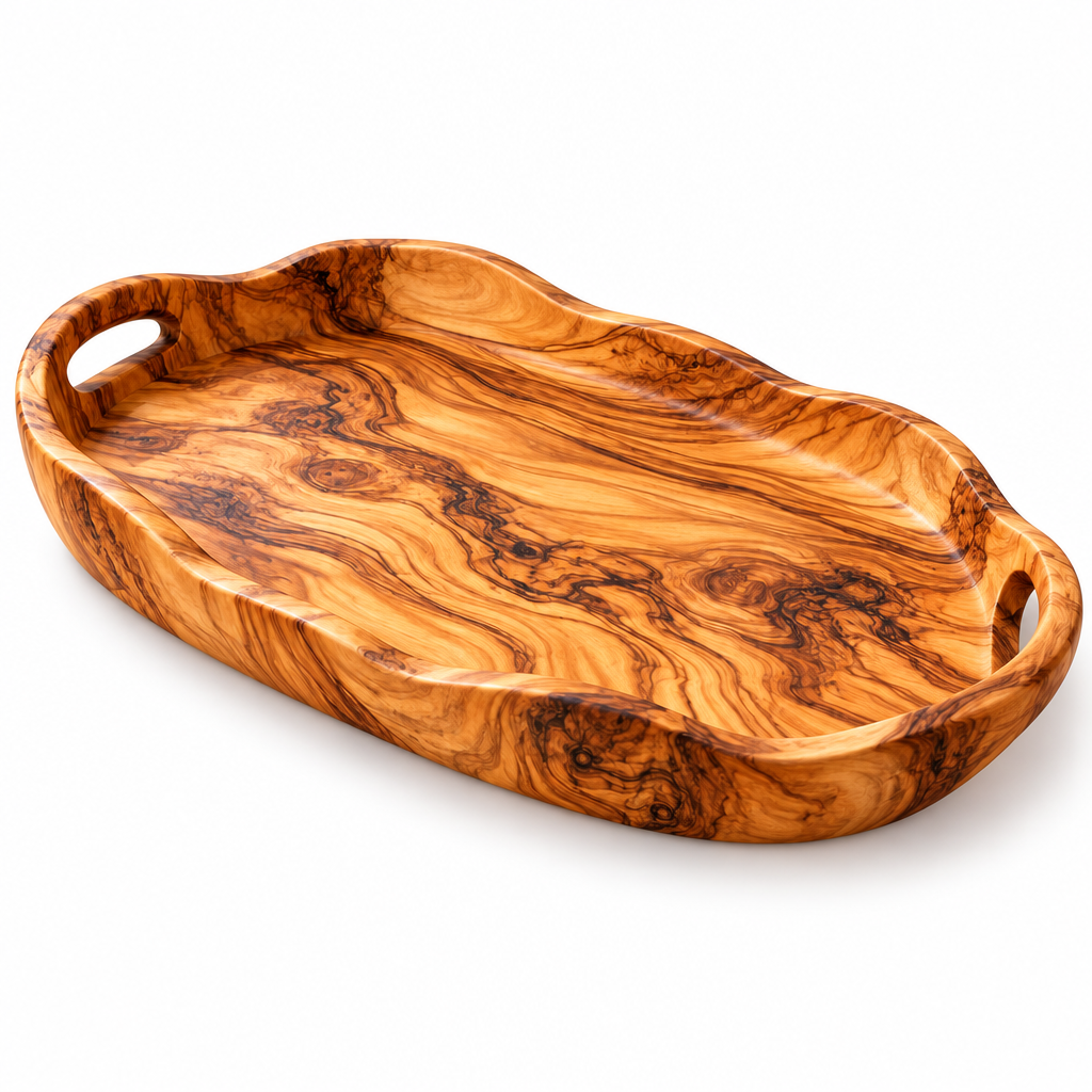 Olive Wood Serving Accent Tray image 2