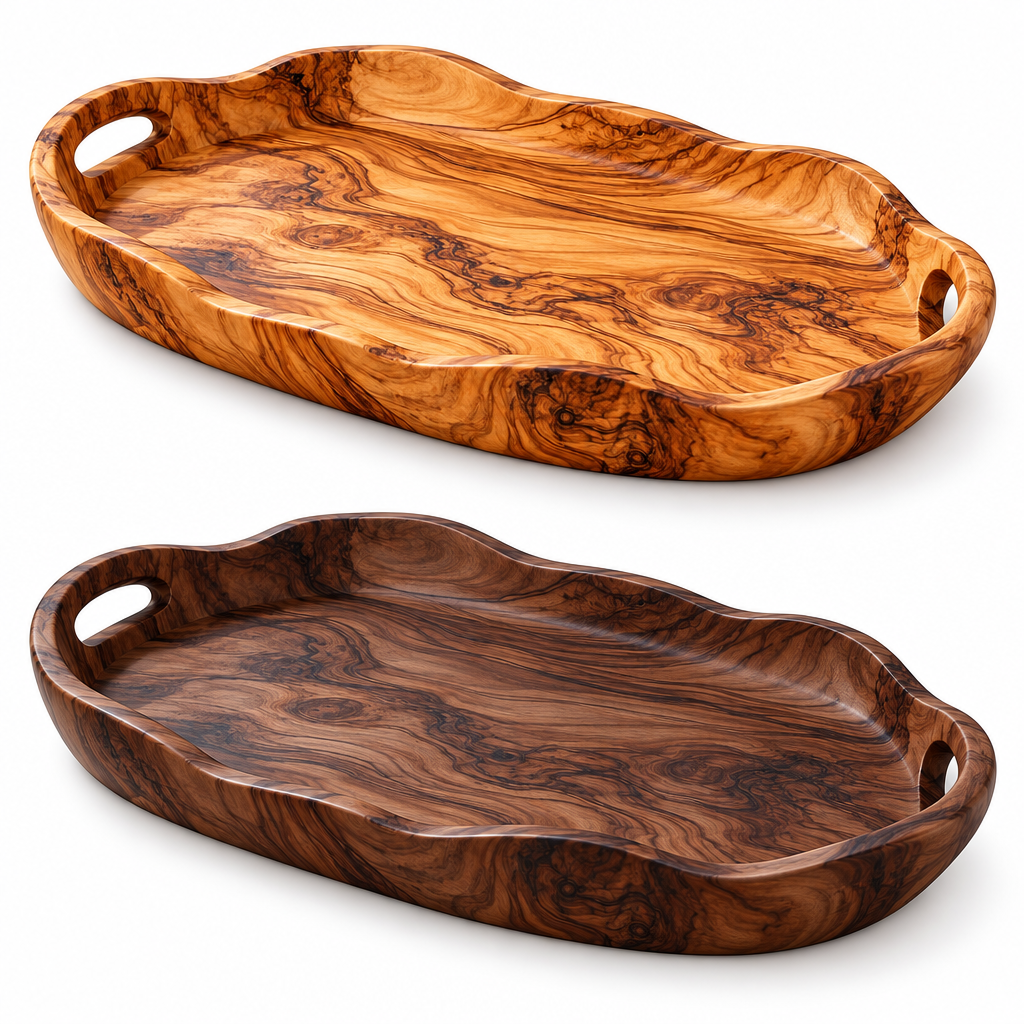 Olive Wood Serving Accent Tray image 5