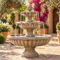 Tiered Courtyard Water Fountain image 1