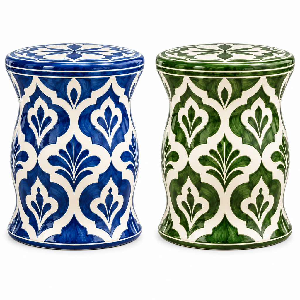Ceramic Garden Stool Accent Table image 3