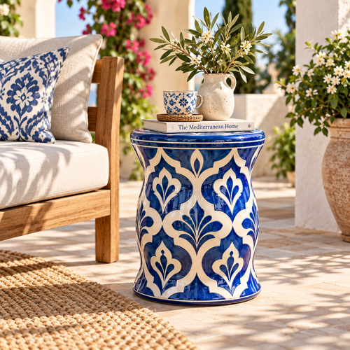Ceramic Garden Stool Accent Table image 5