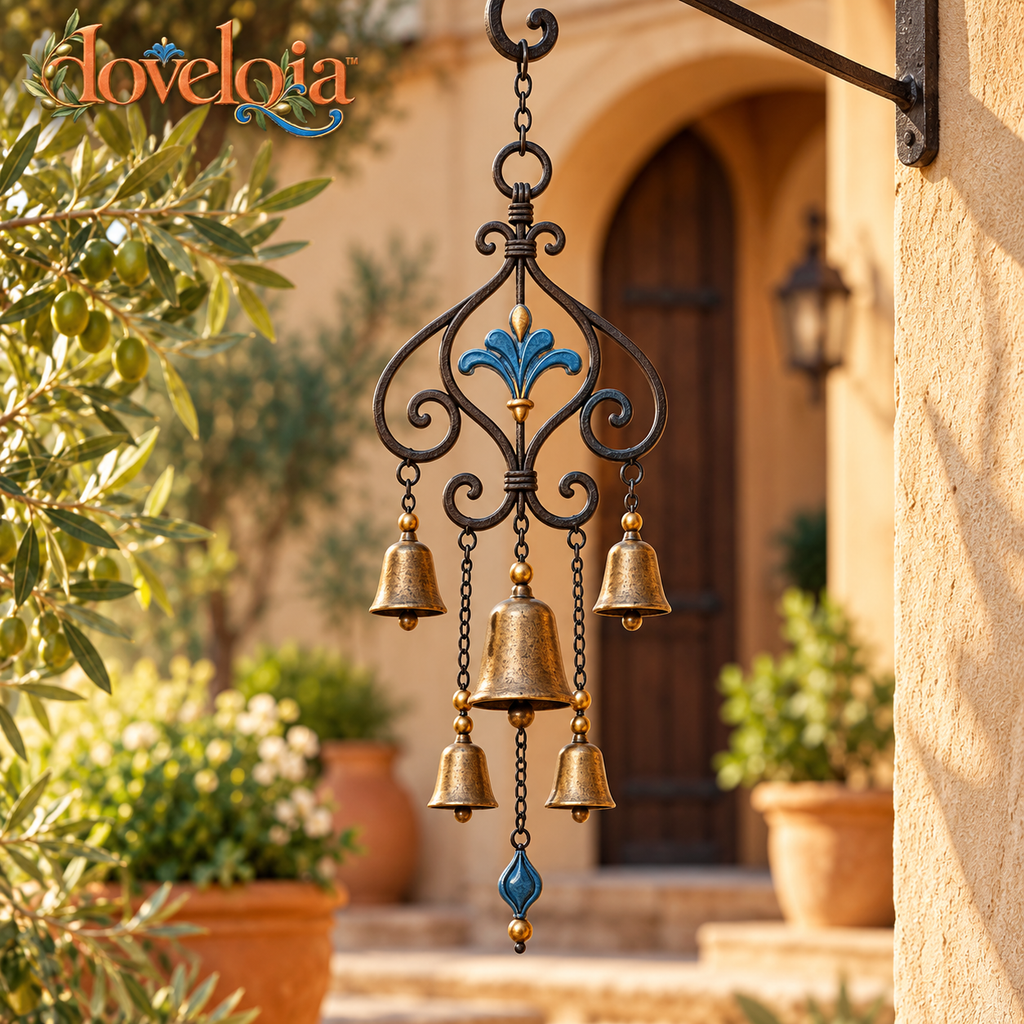Wrought Iron Wind Bell Chime image 1