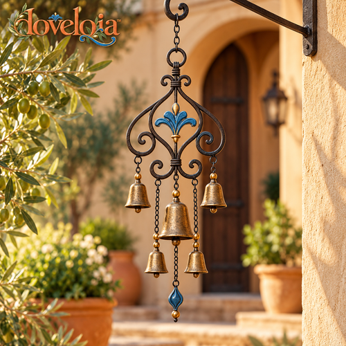 Wrought Iron Wind Bell Chime image 1