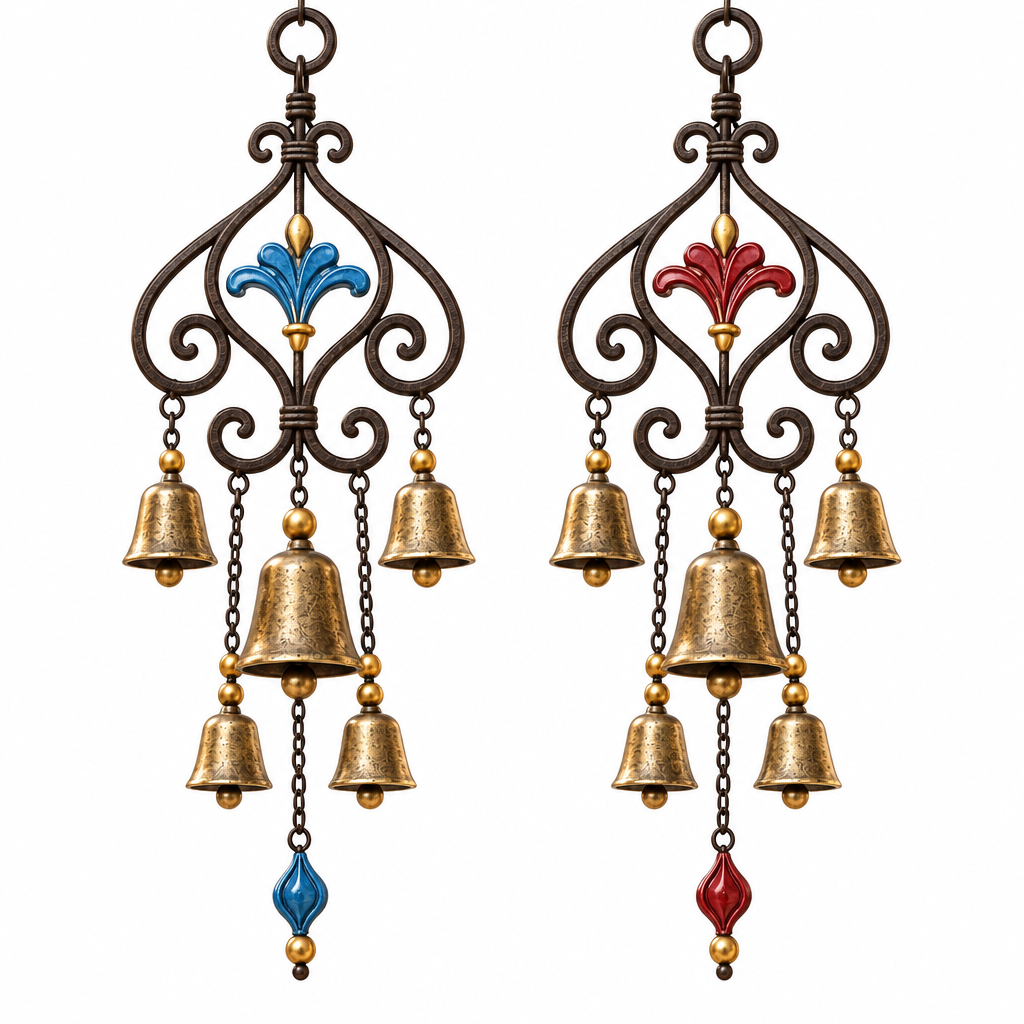 Wrought Iron Wind Bell Chime image 5