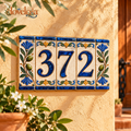 Mosaic House Number Tile Set image 1