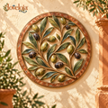 Olive Branch Decorative Wall Medallion image 1