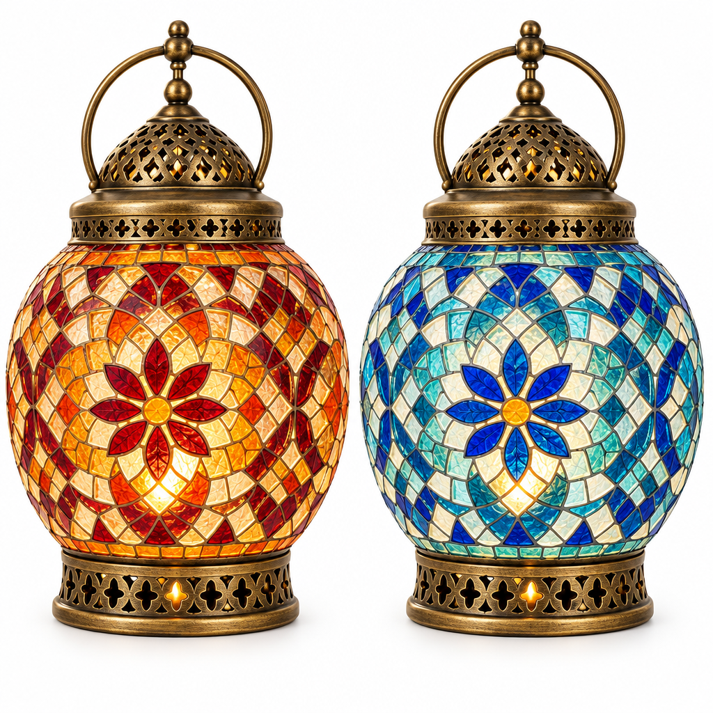 Mosaic Candle Lantern image 4