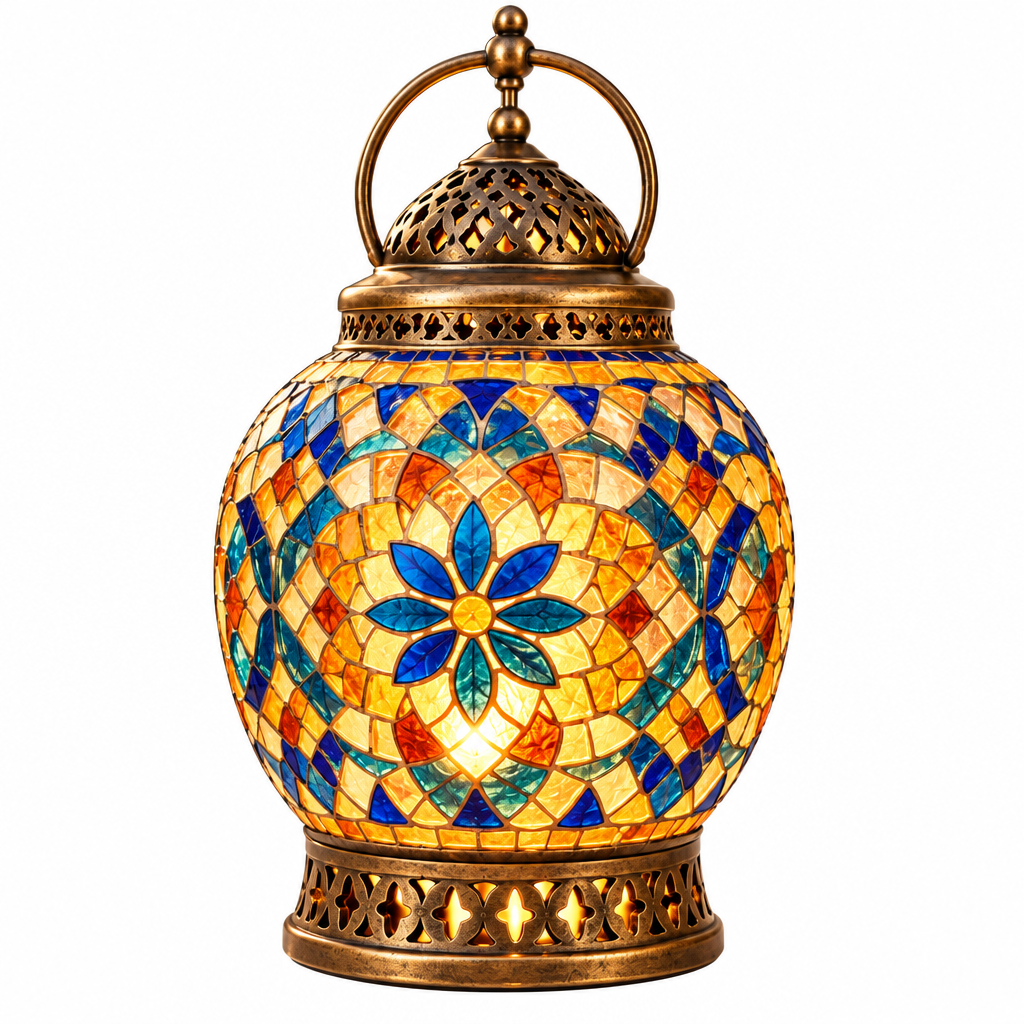 Mosaic Candle Lantern image 5